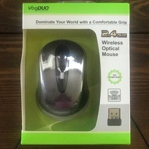 USB Wireless Optical Computer or Laptop Mouse